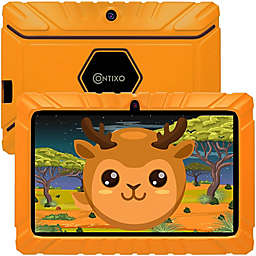 Contixo 7-Inch 16 GB Wi-Fi Learning Pre-Load App and Kids-Proof Case Kids Tablet in Orange