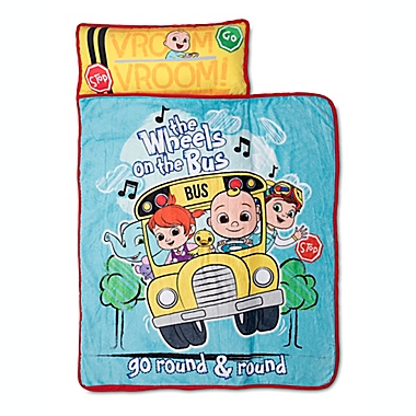 Cocomelon Wheels On The Bus Toddler Nap Mat. View a larger version of this product image.