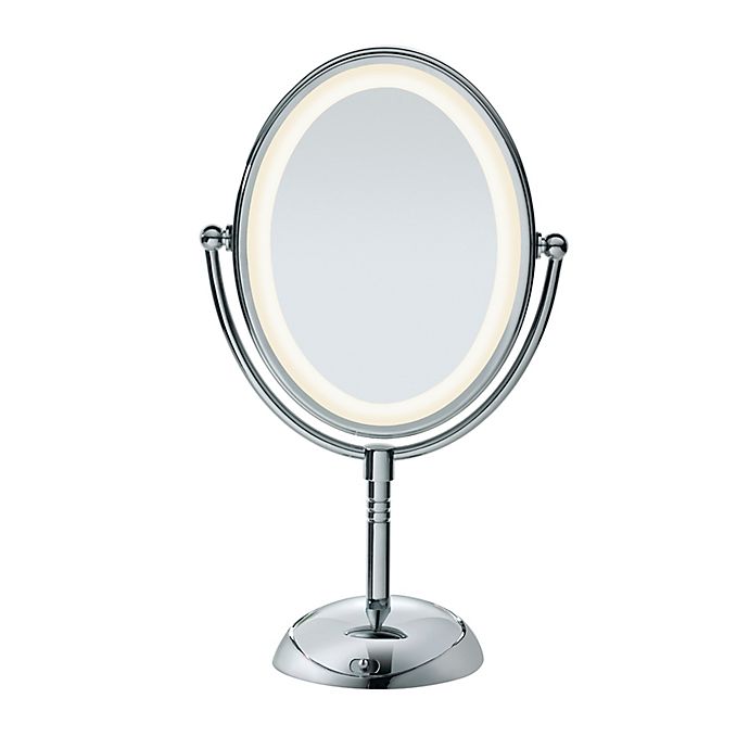 Conair Reflections Oval Led Lighted, How Do You Change A Lightbulb In Conair Mirror