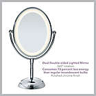 Alternate image 5 for Conair&reg; Reflections Oval LED Lighted Double-Sided Mirror in Polished Chrome
