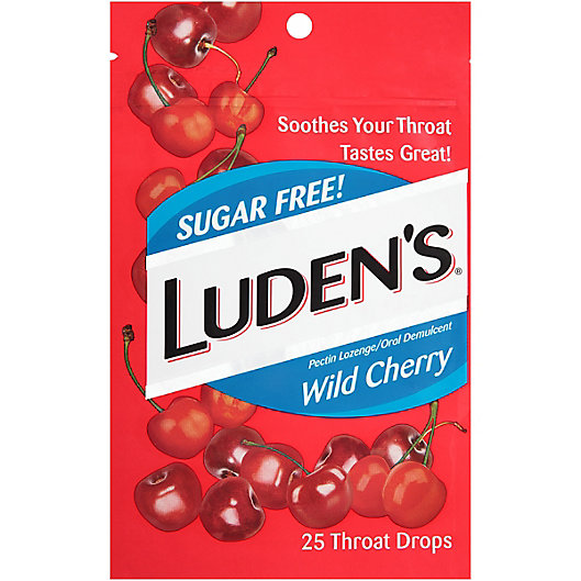 Alternate image 1 for Luden's® 25-Count Sugar-free Throat Drops in Wild Cherry