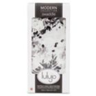 Alternate image 2 for Lulujo Baby Deluxe Floral Swaddle in White/Black