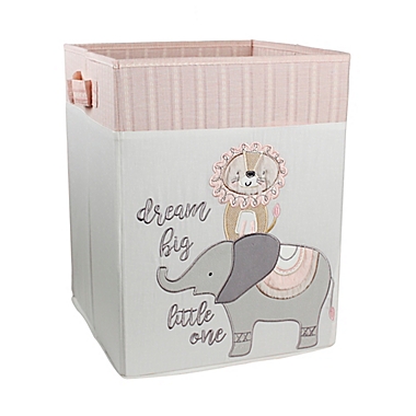 Levtex Baby&reg; Imani Square Hamper in White. View a larger version of this product image.