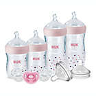 Alternate image 0 for NUK&reg; Simply Natural&trade; 8-Piece Bottle with SafeTemp Gift Set in Pink