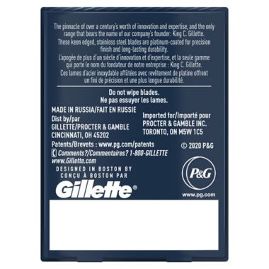 King C. Gillette Men&rsquo;s Double Edge Safety Razor with 5 Double Edge Refill Blades. View a larger version of this product image.