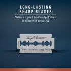 Alternate image 5 for King C. Gillette Men&rsquo;s Double Edge Safety Razor with 5 Double Edge Refill Blades