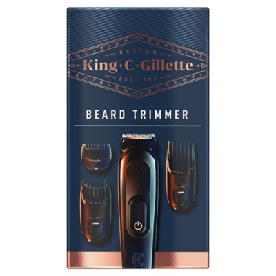 King C. Gillette Cordless Men's Beard Trimmer Shave Set