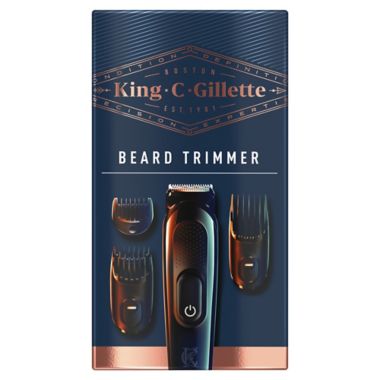King C. Gillette Cordless Men's Beard Trimmer Shave Set. View a larger version of this product image.