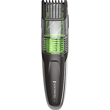 Remington Vacuum Beard &amp; Stubble Trimmer 6000 in Black/Green. View a larger version of this product image.