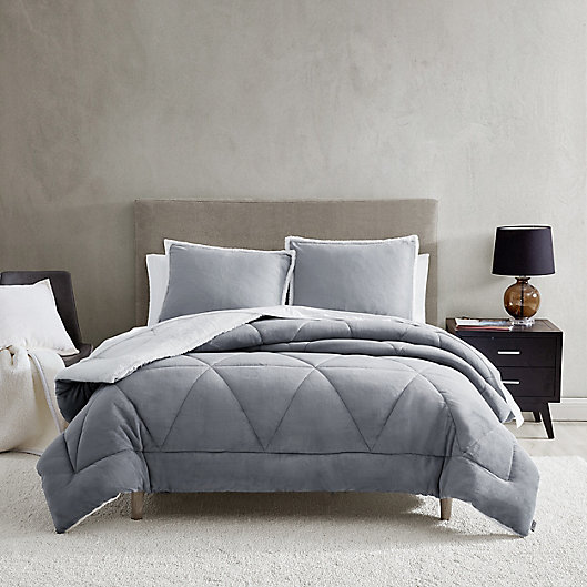 Full 8 Piece Solid Bed-in-a-Bag Bedding Comforter Set with BONUS Sheets Black 
