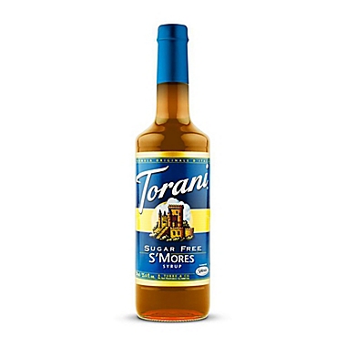Torani 750 mL Sugar Free S&#39;Mores Syrup. View a larger version of this product image.