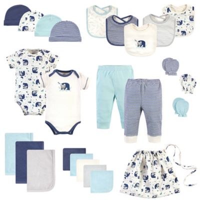 100% Organic Cotton Sailor Collection Newborn Baby Layette Set