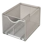 Alternate image 0 for Squared Away&trade; Large Metal Mesh Stacking Drawer in Nickel