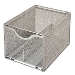 Squared Away™ Large Metal Mesh Stacking Drawer
