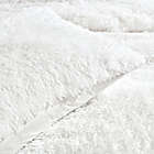 Alternate image 5 for Lush D&eacute;cor Emma Faux Fur 3-Piece King Comforter Set in White