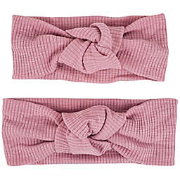 Tiny Treasures™ Knots 2-Piece Mommy and Me Headband Set in Pink