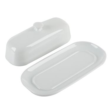 Our Table&trade; Simply White Covered Butter Dish. View a larger version of this product image.