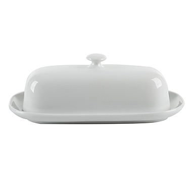 Our Table&trade; Simply White Covered Butter Dish. View a larger version of this product image.