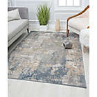 Alternate image 1 for Rugs America Milford Hill Castle 5&#39; x 7&#39; Area Rug in Stone/Blue