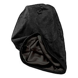 Adama Satin Lined Ultra Soft Jersey Beanie in Black