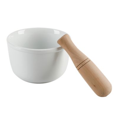 Our Table&trade; Simply White Words Mortar and Pestle Set