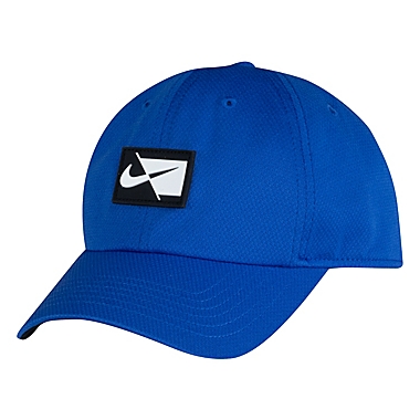 Nike&reg; Dri-FIT&reg; Swoosh Toddler Cap in Heather Blue. View a larger version of this product image.