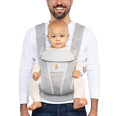Ergobaby&trade; Omni&trade; Breeze Baby Carrier in Pearl Grey. View a larger version of this product image.