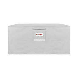 Real Flame® Ventura Rectangle Fire Table Protective Cover in Light Grey