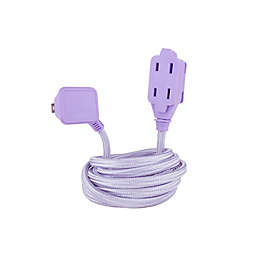 Globe Electric Designer Series 9-Foot 3-Outlet Fabric Extension Cord