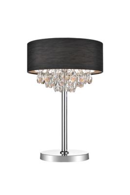 Smoky 15.5 x 15.5 x 32 Elegant Lighting 1206TL15GI-GT/RC Madison Collection Table Lamp 3-Light
