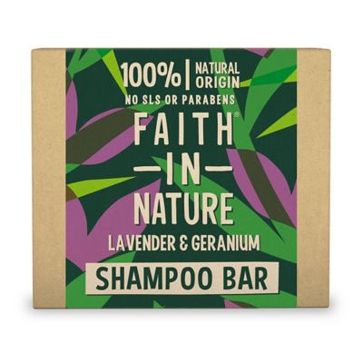 Faith In Nature 3 oz. Lavender &amp; Geranium Shampoo Bar