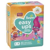 Pampers&reg; Easy Ups&trade; Size 3-4T 22-Count Jumbo Pack Girl&#39;s Training Underwear