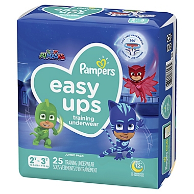 Pampers&reg; Easy Ups&trade; Size 2-3T 25-Count Jumbo Pack Boy&#39;s Training Underwear. View a larger version of this product image.