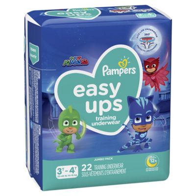 Pampers&reg; Easy Ups&trade; Size 3-4T 22-Count Jumbo Pack Boy&#39;s Training Underwear