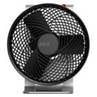 Alternate image 0 for Sharper Image&reg; GO 9 Rechargeable Portable Fan with Stand in Black