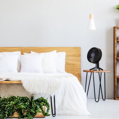 Sharper Image&reg; SPIN 12 Oscillating Desktop Fan with Remote. View a larger version of this product image.