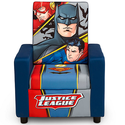 Alternate image 1 for Justic League Upholstered High Back Chair by Delta Children