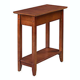 American Heritage Flip-Top End Table with Shelf
