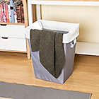 Alternate image 1 for Simply Essential&trade; Laundry Hamper with Removable Liner in White/Grey