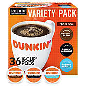 Dunkin&#39; Donuts&reg; Variety Pack Keurig&reg; K-Cup&reg; Pods 36-Count