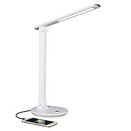 OttLite® Emerge LED Desk Lamp with USB Port in White