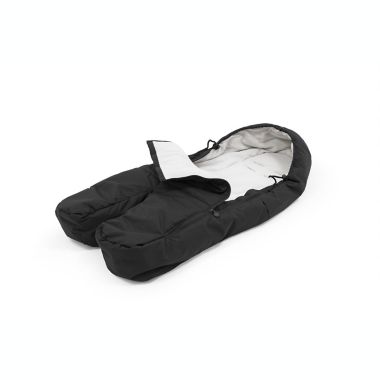 Stokke&reg; Xplory&reg; X Foot Muff in Black. View a larger version of this product image.