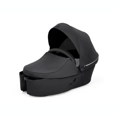 Stokke&reg; Xplory&reg; X Carry Cot in Rich Black. View a larger version of this product image.