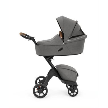 Stokke&reg; Xplory&reg; X Carry Cot in Modern Grey. View a larger version of this product image.