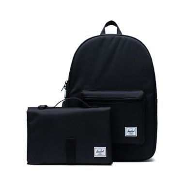 Herschel Supply Co.&reg; Settlement Sprout Diaper Backpack in Black. View a larger version of this product image.