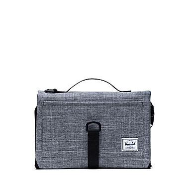 Herschel Supply Co.&reg; Sprout Portable Changing Mat in Dark Grey. View a larger version of this product image.