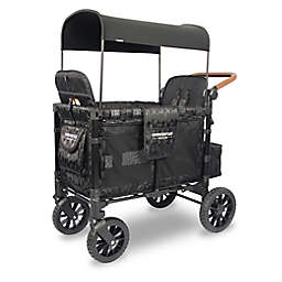 WonderFold Wagon Premium Double Stroller Wagon in Black Camo