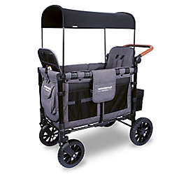 WonderFold Wagon Premium Double Stroller Wagon in Charcoal Grey