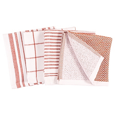 Our Table&trade; Dual Sided Dish Cloths in Rust (Set of 4). View a larger version of this product image.