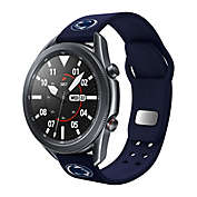 Penn State University Samsung Watch Compatible 20mm Silicone Sports Band Navy
